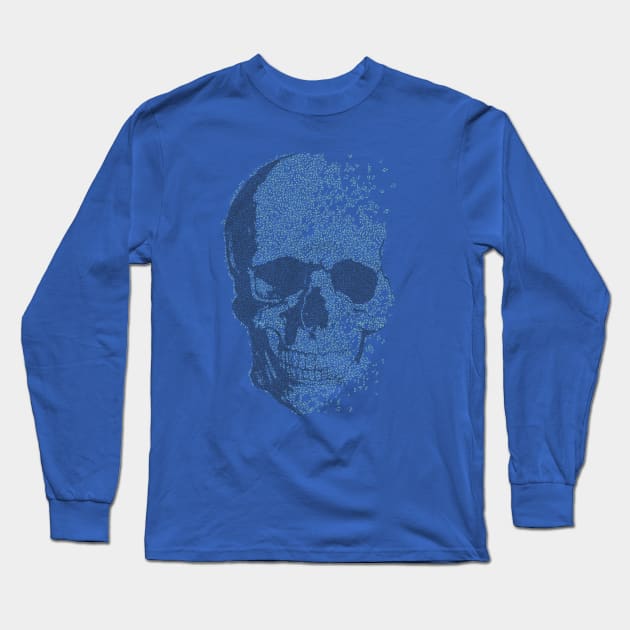 Melodic Skull Long Sleeve T-Shirt by Sitchko